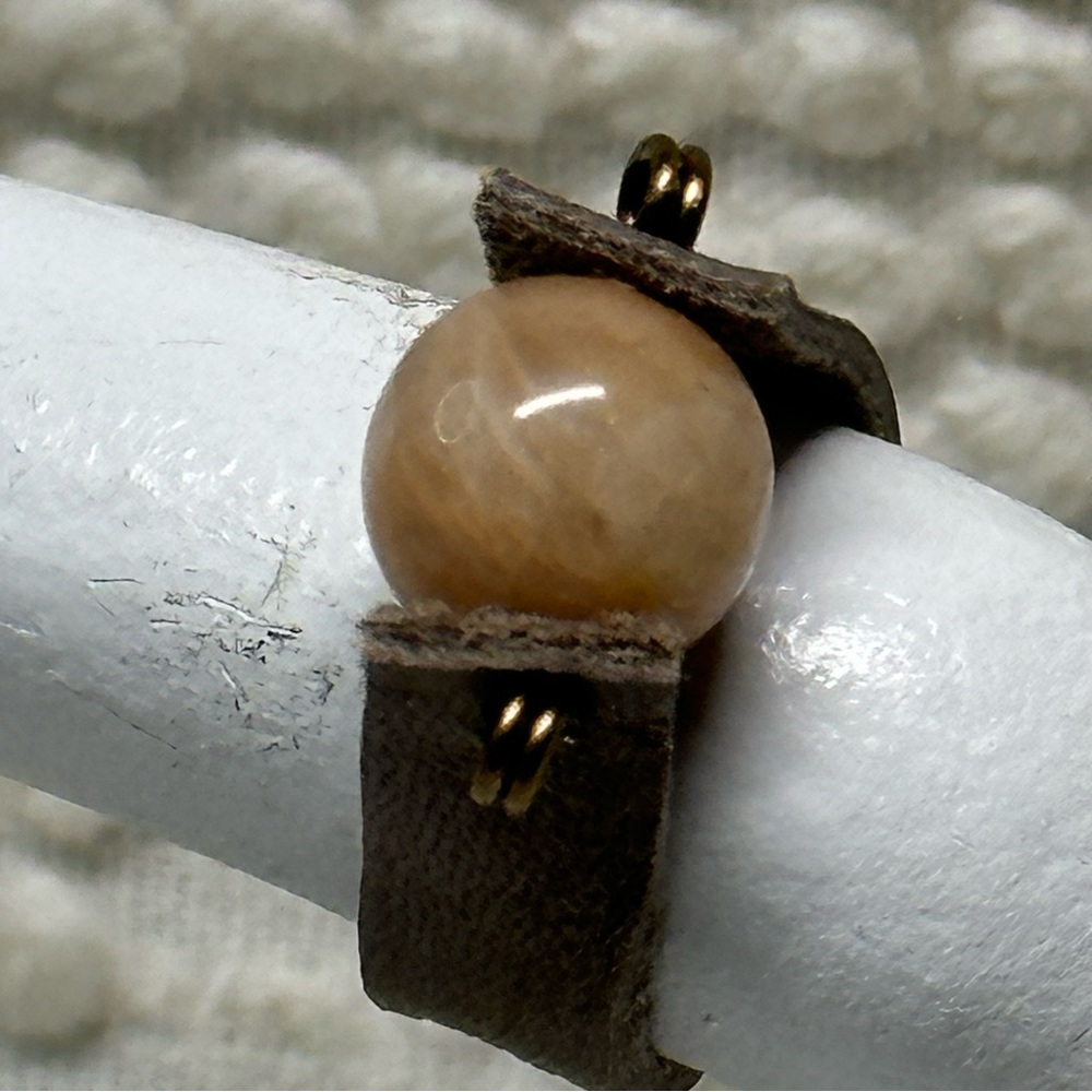 Handmade Leather Ring